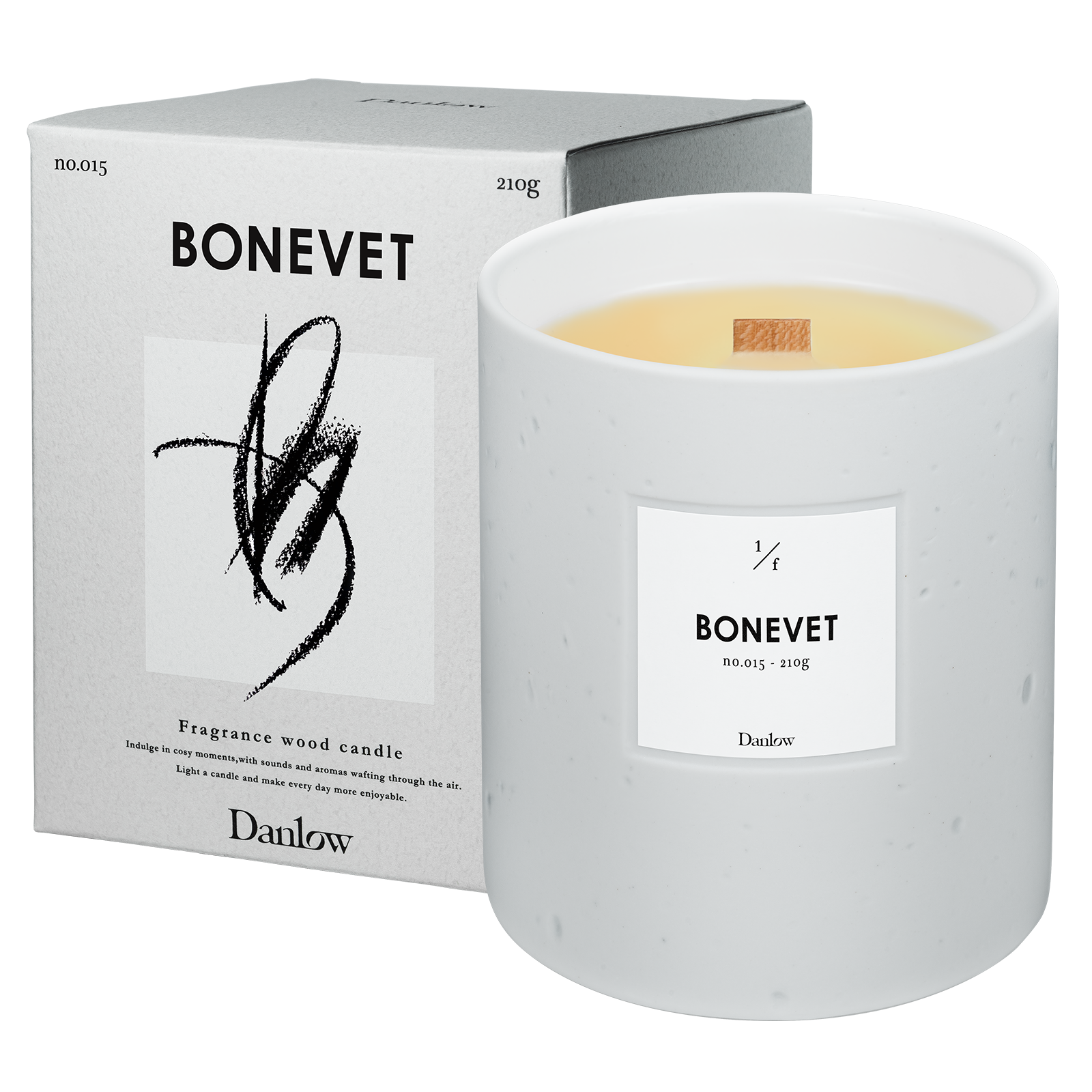 ★未使用★ Danlow フレグランスウッドキャンドル BONEVETボネベット フレグランスウッドキャンドル - BONEVET(ボネベット) -