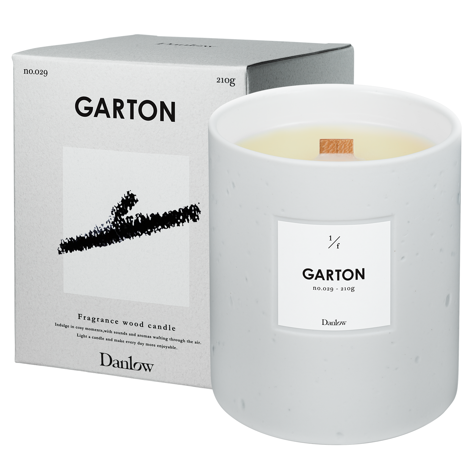 フレグランスウッドキャンドル - GARTON(ガートン) -