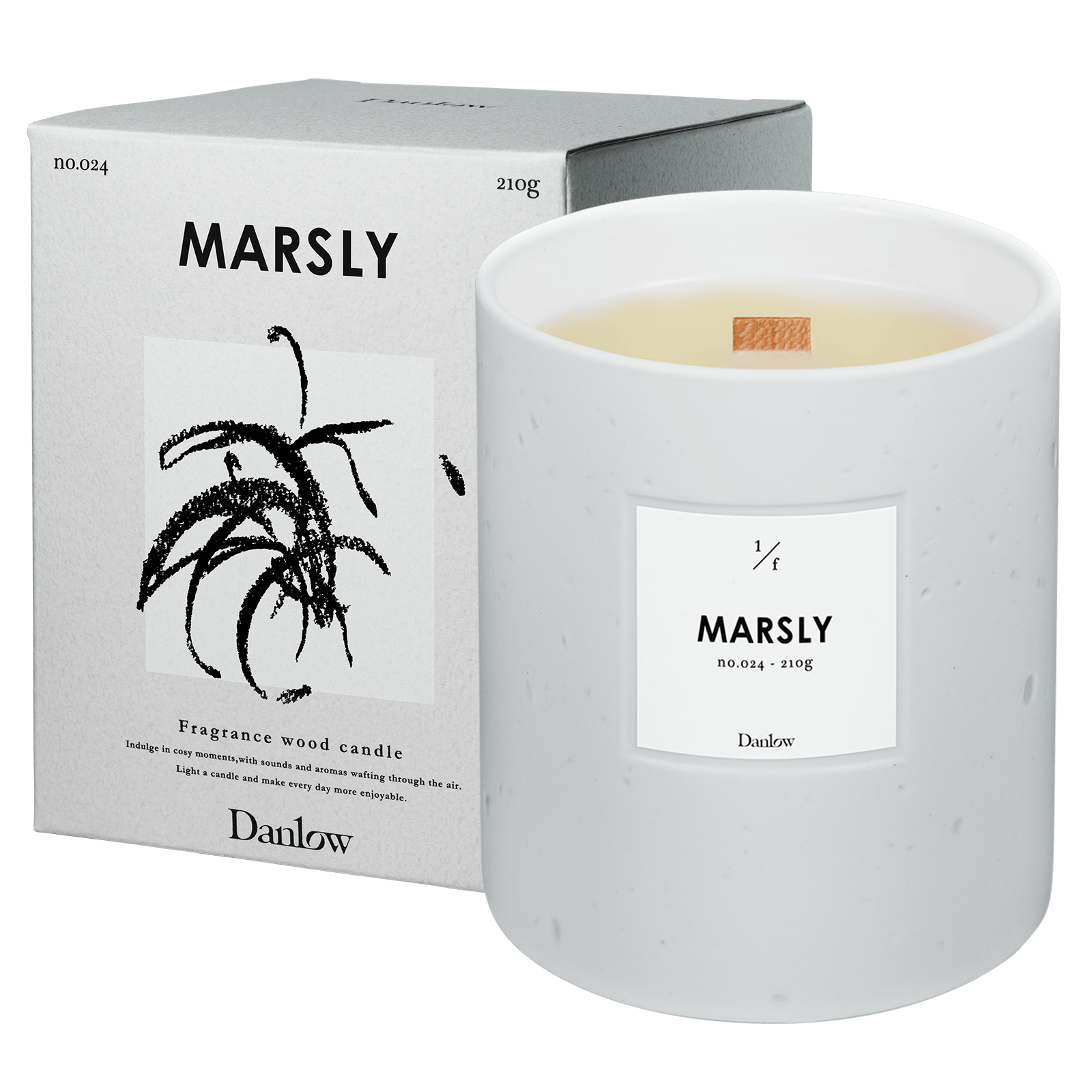 新品未開封Danlow フレグランスウッドキャンドルMARSLY(マーズリー) フレグランスウッドキャンドル - MARSLY(マーズリー) -