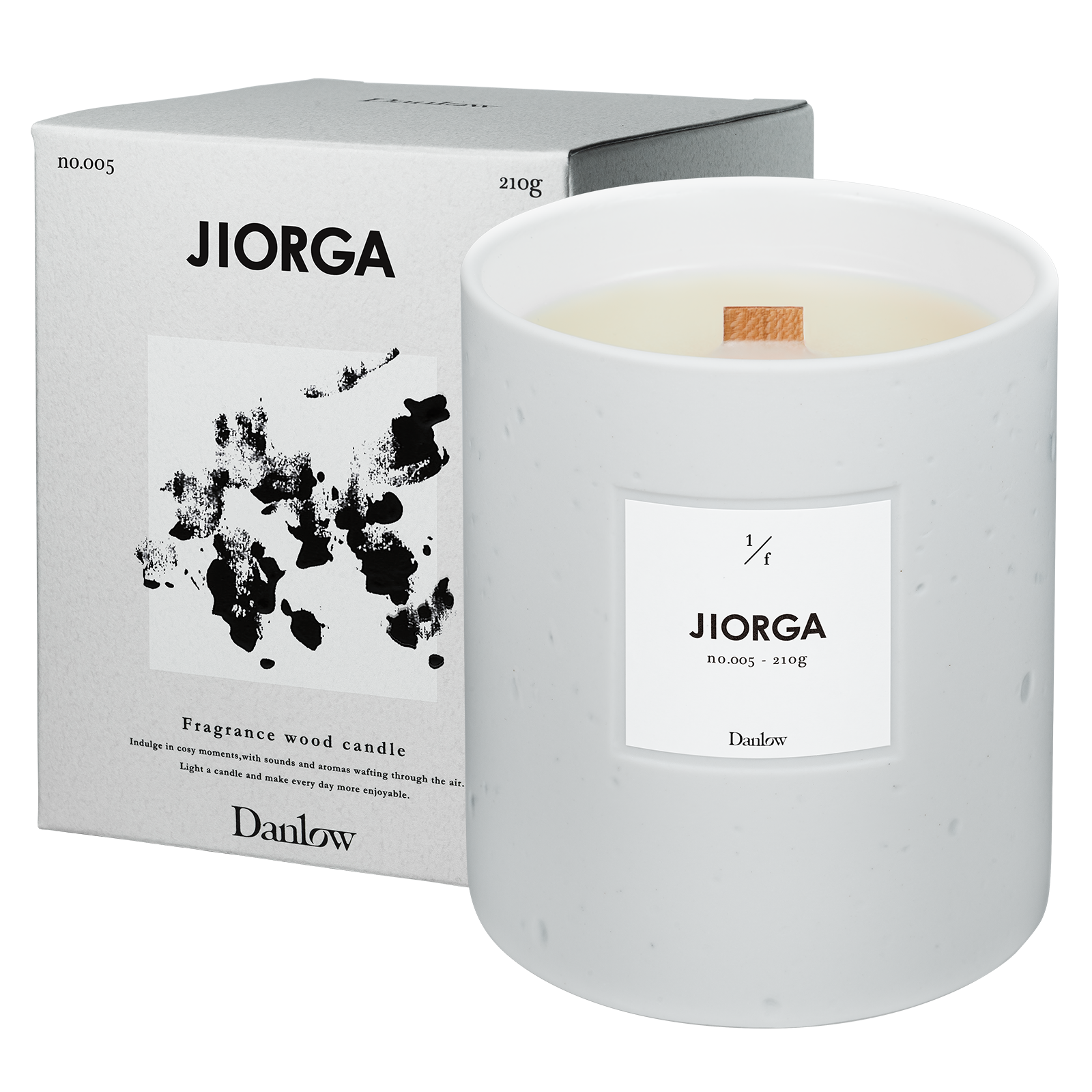 新品未使用　Danlow ダンロウ JIORGA キャンドル 210g フレグランスウッドキャンドル - JIORGA(ジオルガ) -