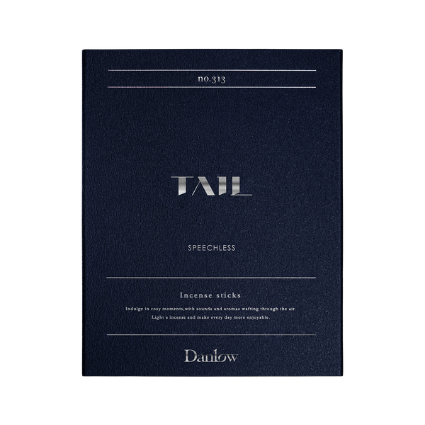 ※数量限定再販【TAIL×Danlow】 インセンススティック  -SPEECHLESS(スピーチレス)- Danlowお香立て＆TAILライター付きセットBOX