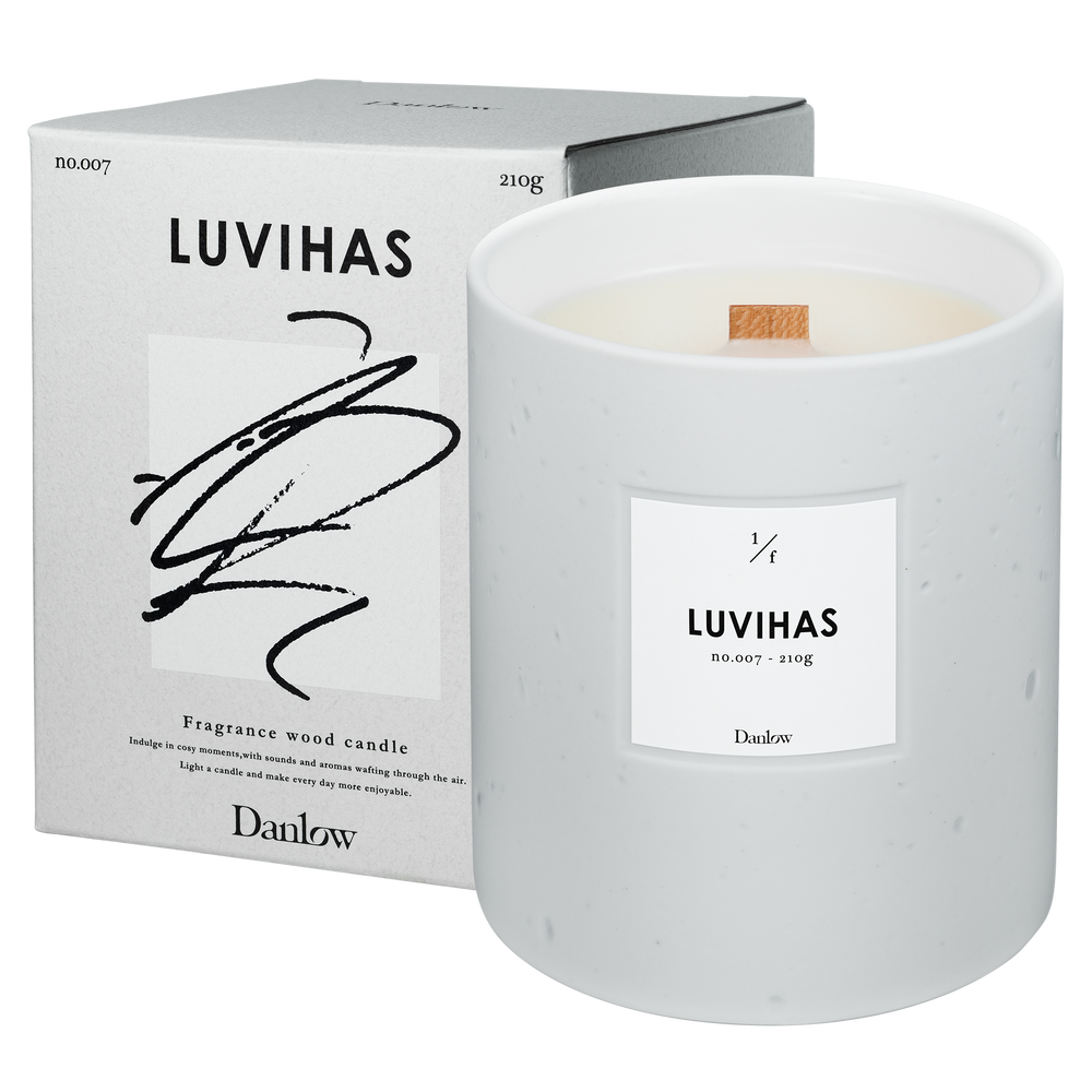 フレグランスウッドキャンドル  - LUVIHAS(ルヴィハス) -