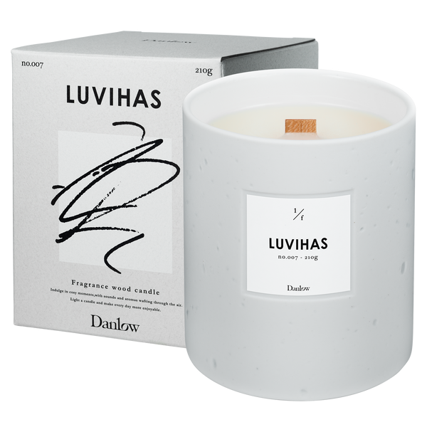 フレグランスウッドキャンドル  - LUVIHAS(ルヴィハス) -