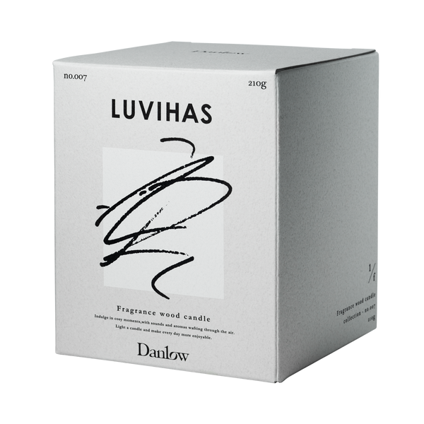フレグランスウッドキャンドル  - LUVIHAS(ルヴィハス) -